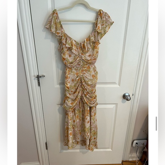 ASTR THE LABEL DEVEREAUX CUTOUT FLORAL DRESS - Picture 4 of 5